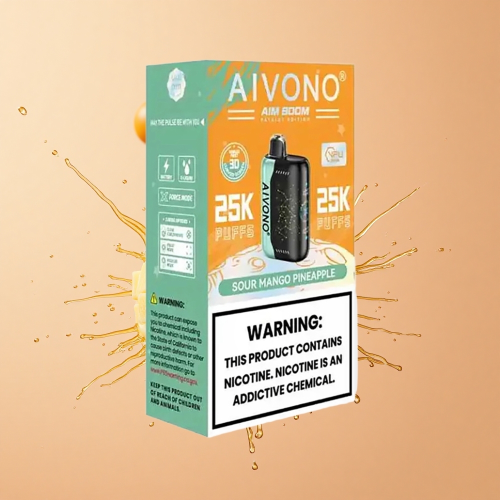 Aivono Aim Boom 25000 Abacaxi Manga Azeda 28ml 650mAh