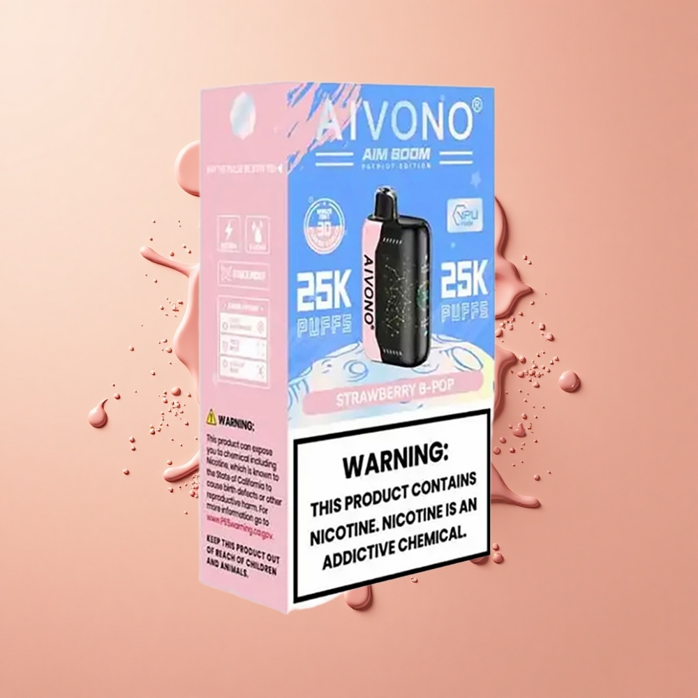 Aivono Aim Boom 25000 Morango B Pop 28ml 650mAh