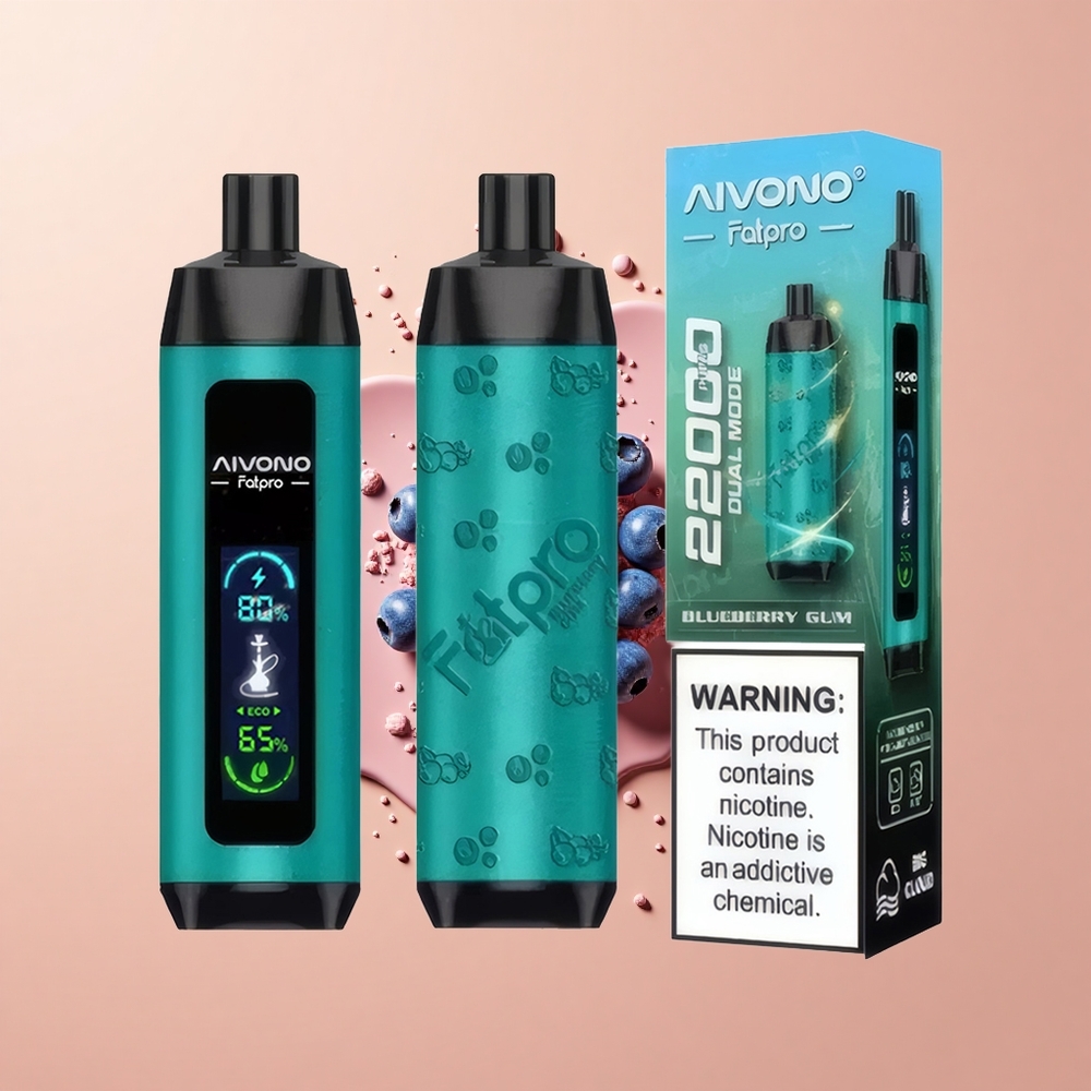 Aivono Aim Fatpro 22000 Arma de Mirtilo Eco/Boost Dual Modes 10 Sabores