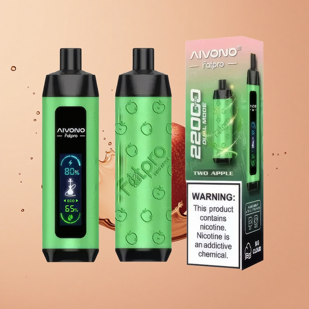 Aivono Aim Fatpro 22000 Duas Maçãs Eco/Boost 10 Sabores