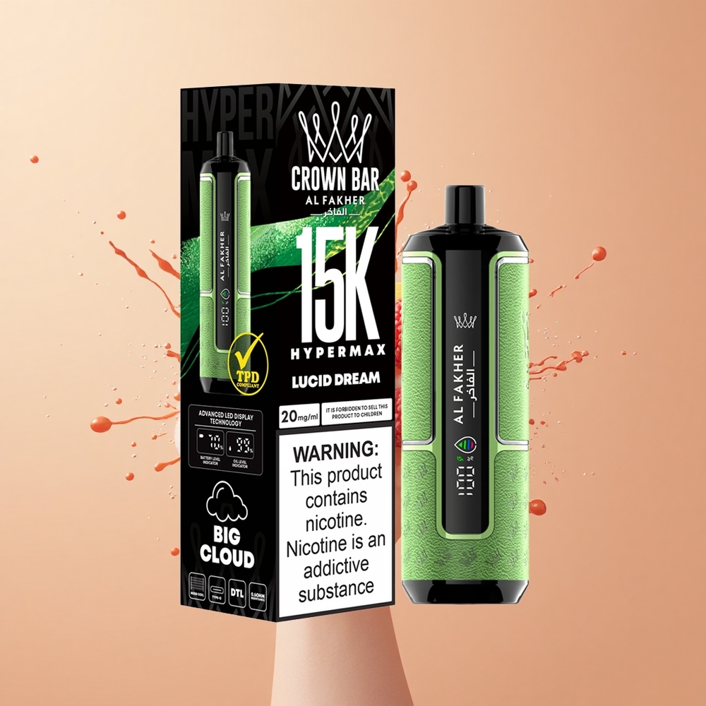 Al Fakher Crown Bar 15K Hypermax Sonho Lúcido 22ml 600mAh