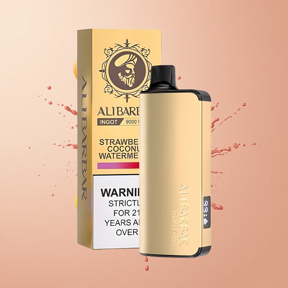 Alibarbar Ingot 9000 Limão Rosa 22ml 2350mah