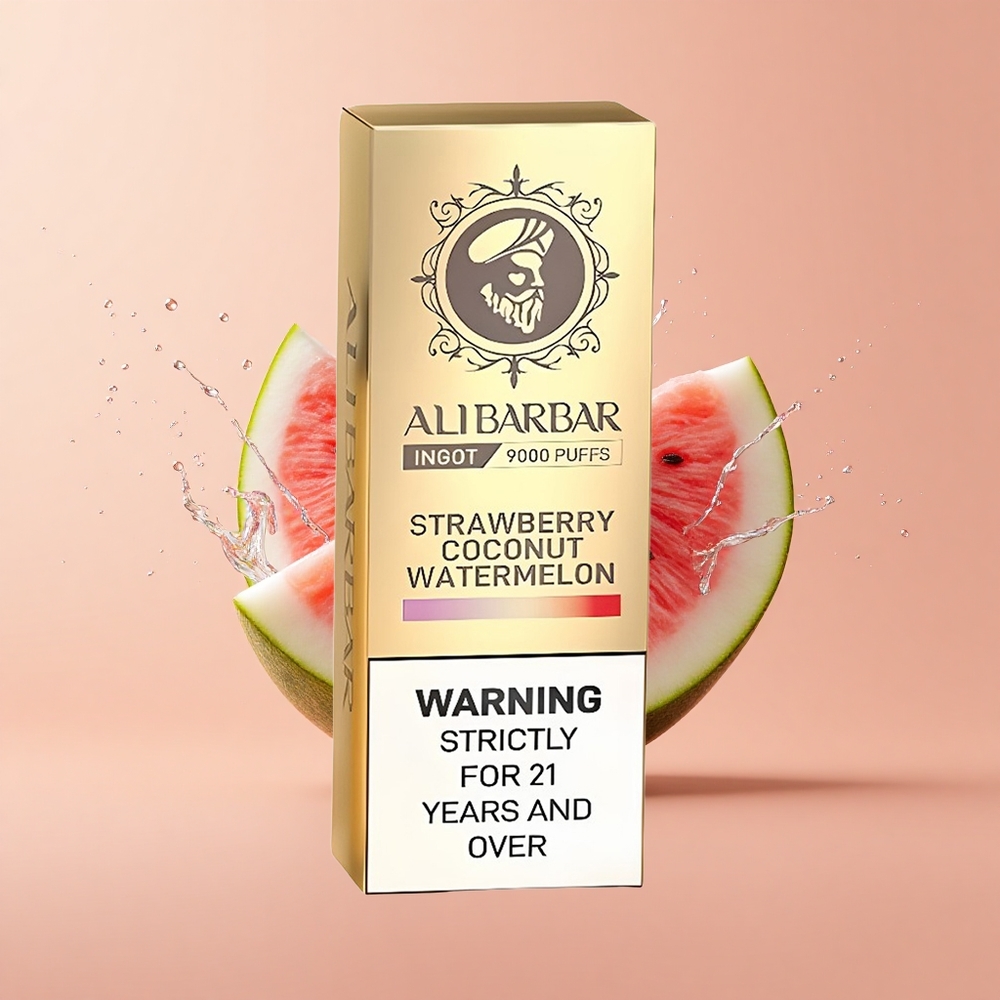 Alibarbar Ingot 9000 Morango Coco Melancia 22ml 2350mAh