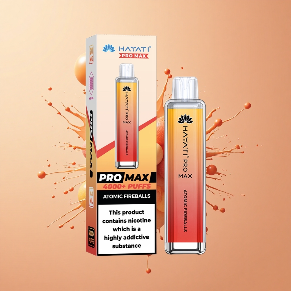 Hayati Pro Max 4000 Bolas de Fogo Atômicas 5 2ml