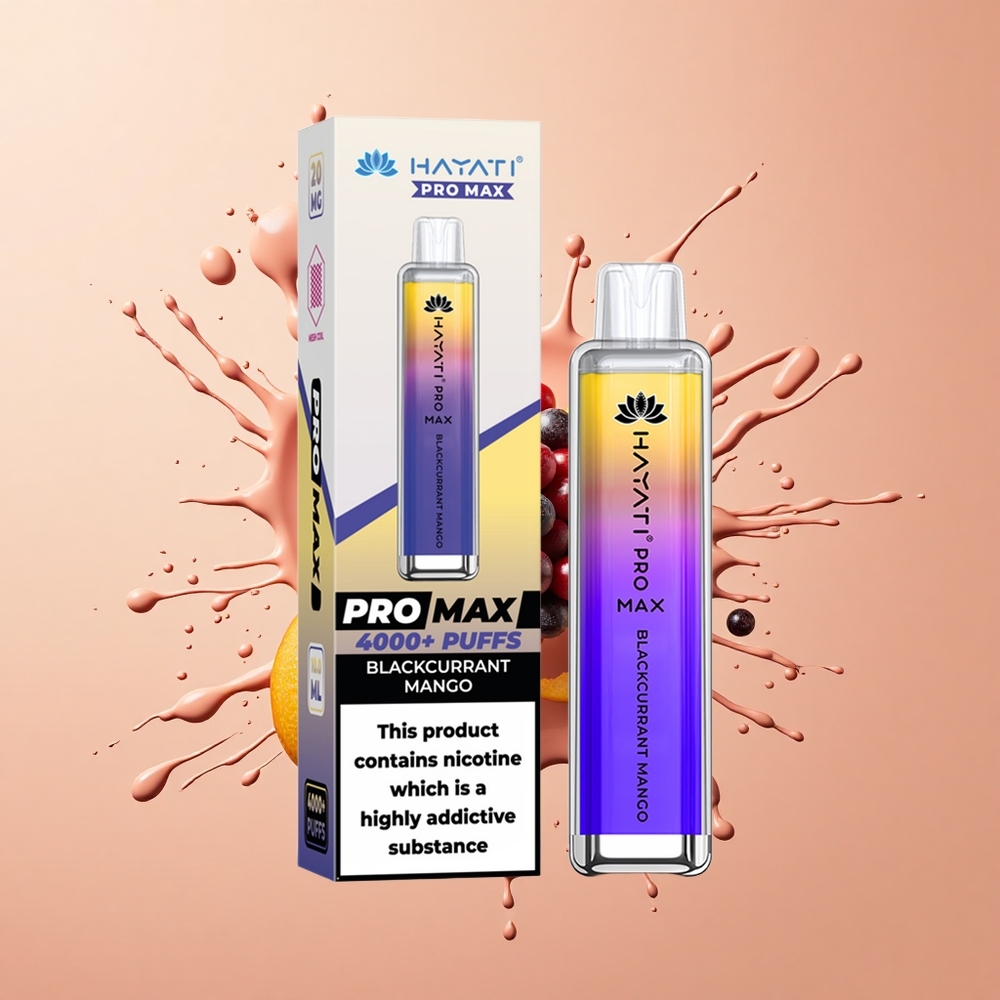 Hayati Pro Max 4000 Cassis Manga Recarregável 2ml