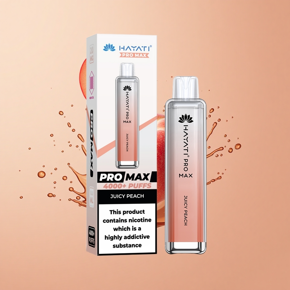 Hayati Pro Max 4000 Pêssego Suculento com 2ml e 1400mAh