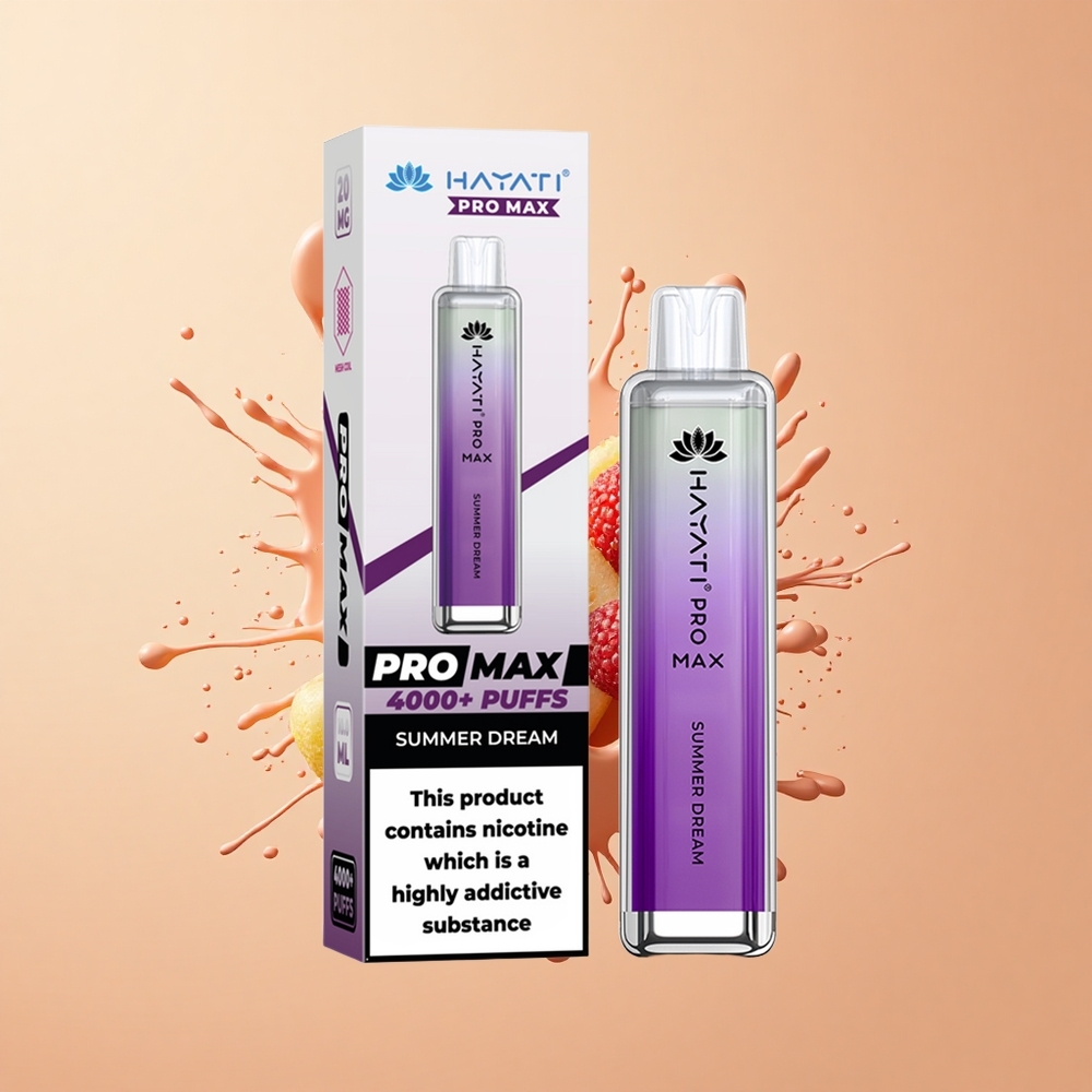 Hayati Pro Max 4000 Sonho de Verão Pro Recarregável LED