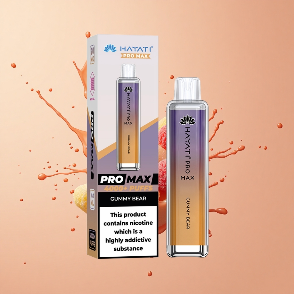 Hayati Pro Max 4000 Ursinho de Goma Recarregável 2ml