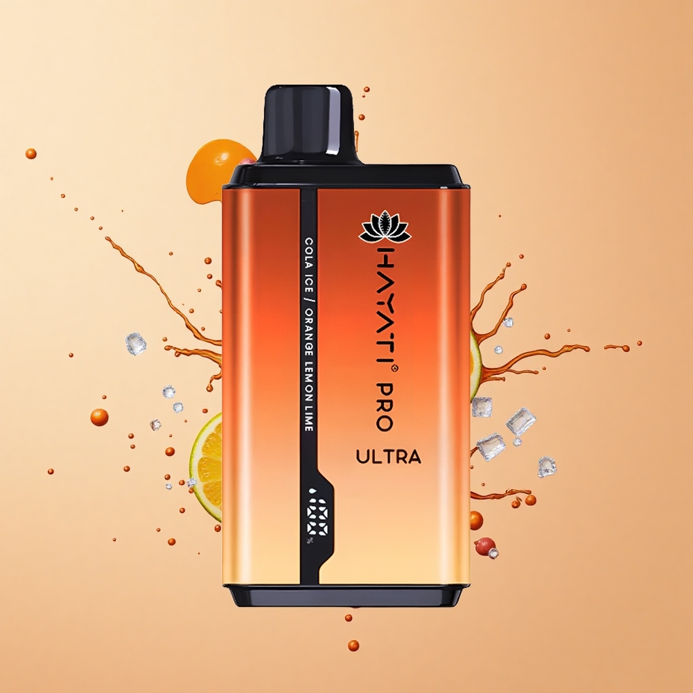 Hayati Pro Ultra 15000 Cola Gelo Laranja Limão  Lima 850mAh 2