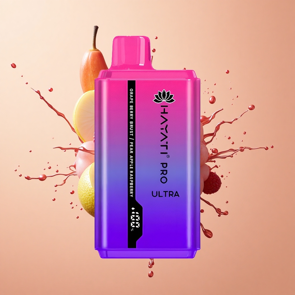 Hayati Pro Ultra 15000 Explosão de Uva Berry Pêra Maçã Framboesa com 12ml e 2