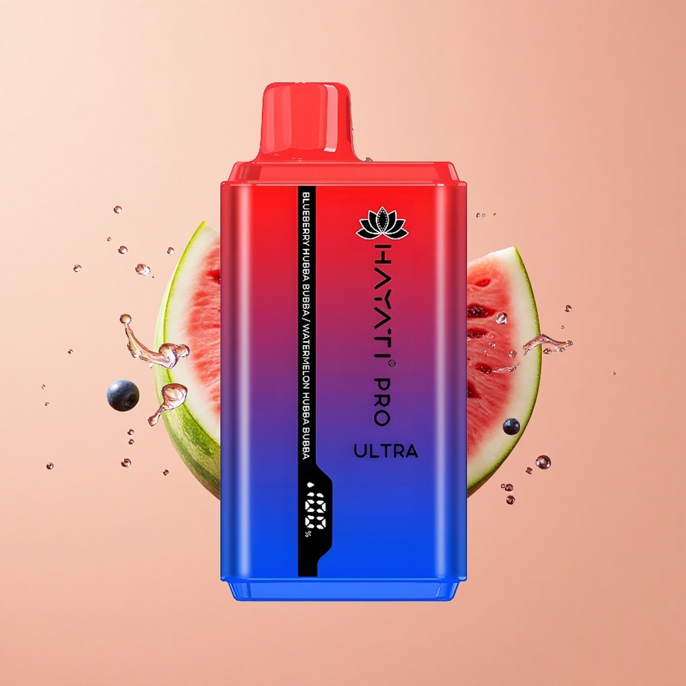 Hayati Pro Ultra 15000 Hubba Bubba Melancia 49 Sabores 12ml