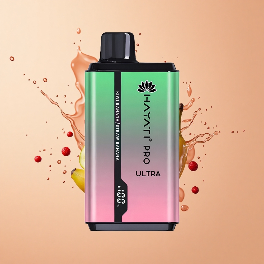 Hayati Pro Ultra 15000 Kiwi Banana Morango Banana 850mAh 2