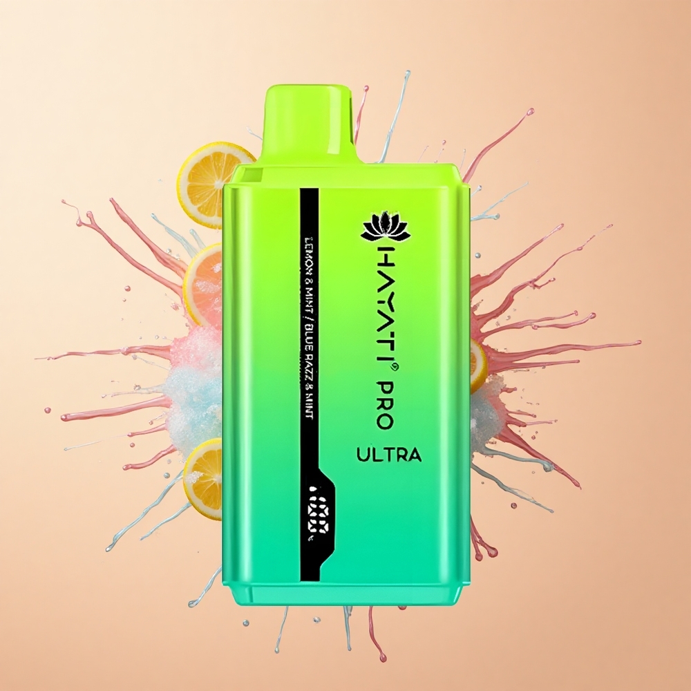 Hayati Pro Ultra 15000 Limão  Hortelã Menta Azul  Hortelã 850mAh 2