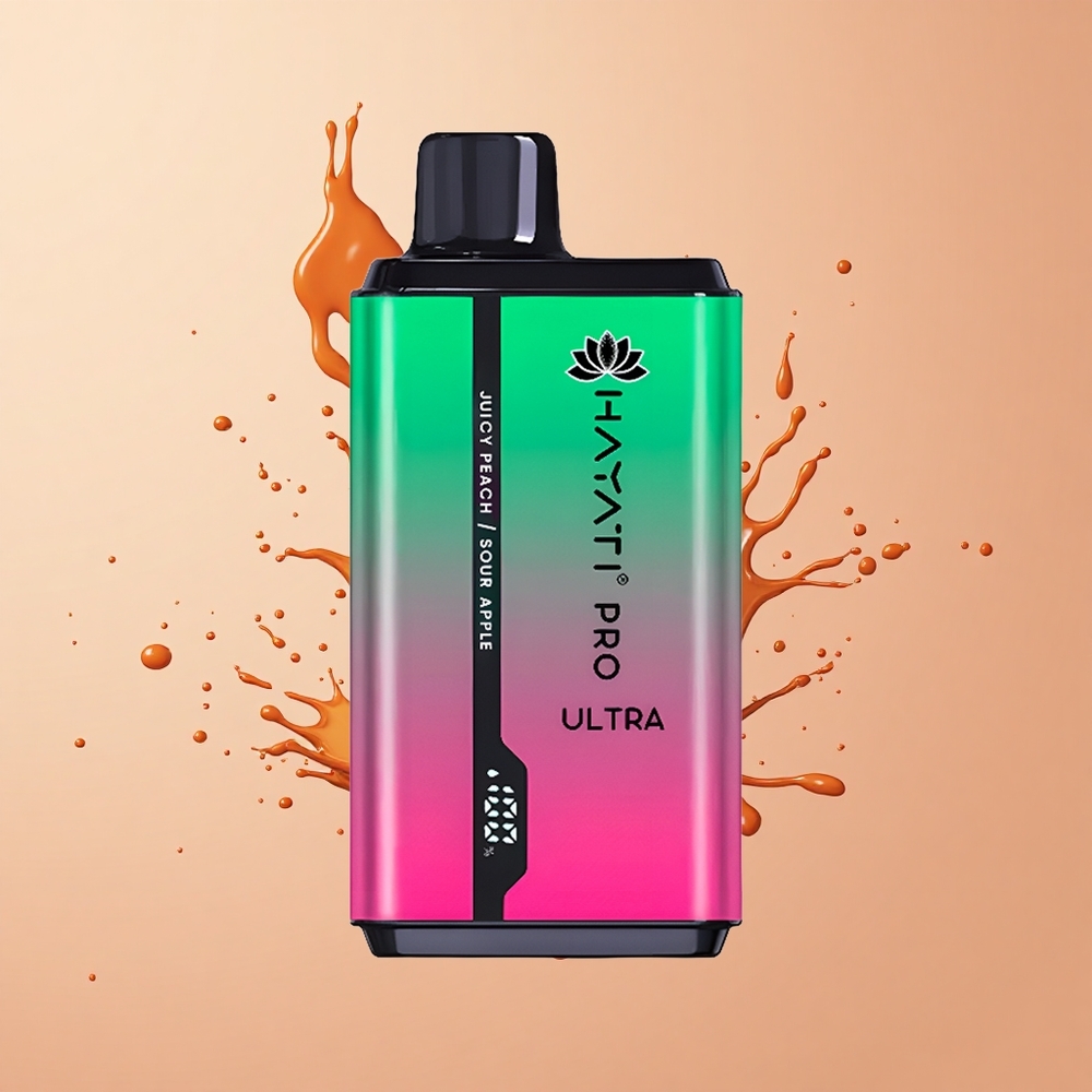 Hayati Pro Ultra 15000 Maçã Azeda Pêssego Suculento 850mAh 24ml