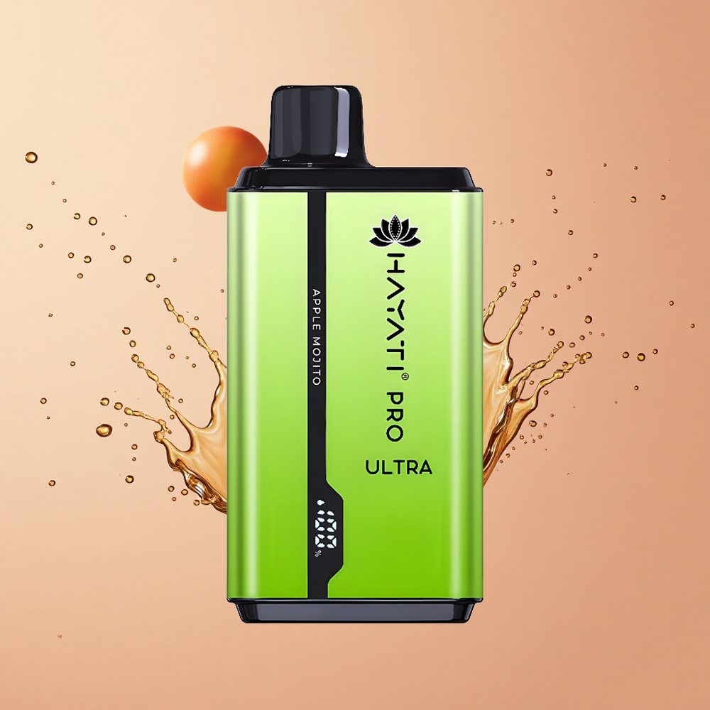 Hayati Pro Ultra 15000 Maçã Mojito 49 Sabores 12ml