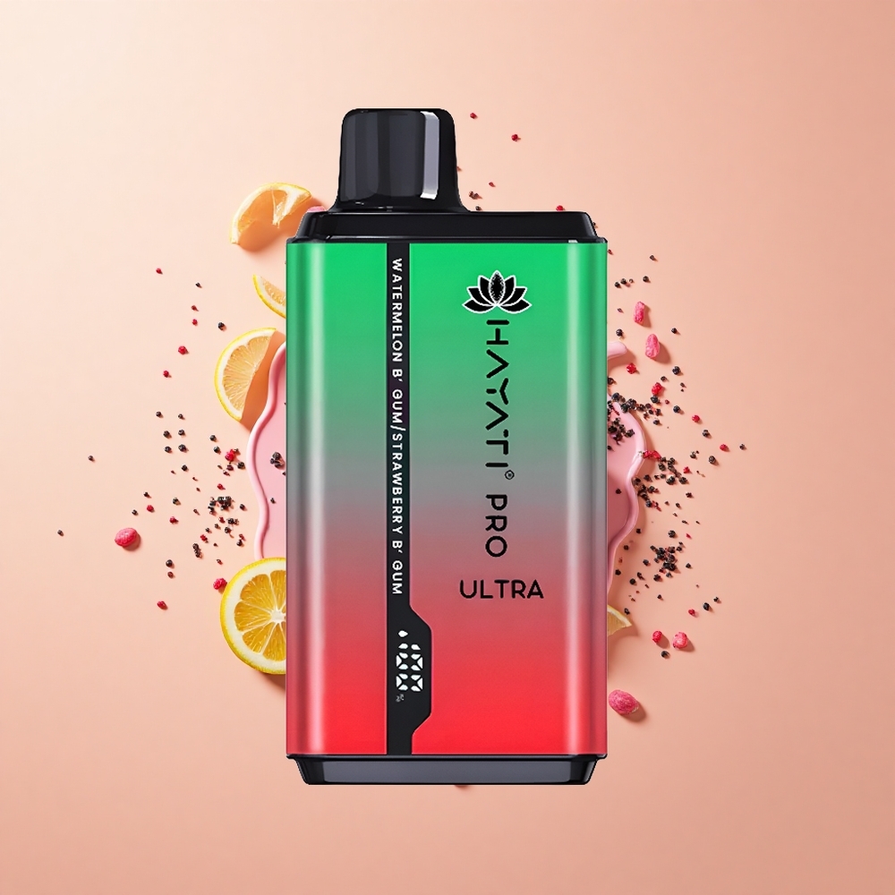 Hayati Pro Ultra 15000 Mirtilo Framboesa Cereja Limão  Mirtilo com 2 de Nicotina e 12ml de Líquido