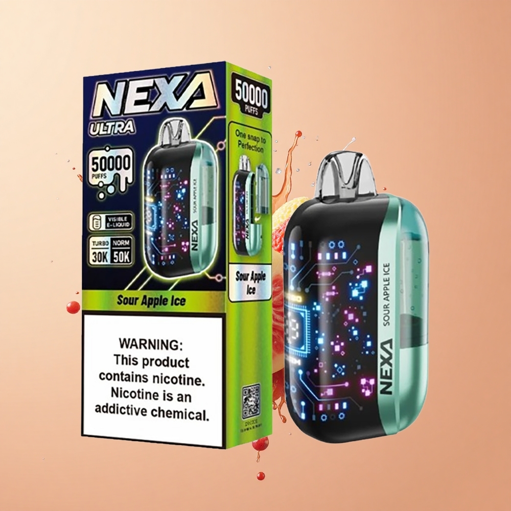 NEXA Ultra 50000 Gelo de Maçã Azeda Dupla Tela 5