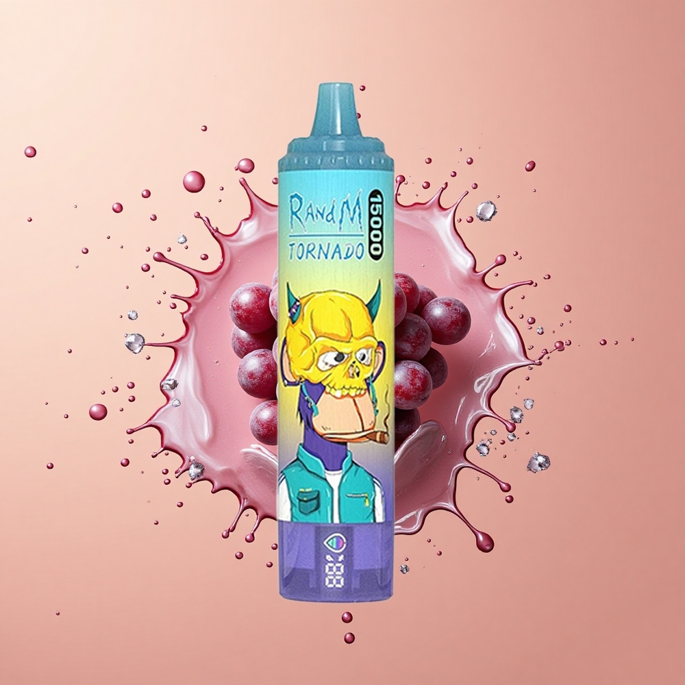 RandM Fumot Tornado 15000 Gelo de Uva com 25ml e 850mAh