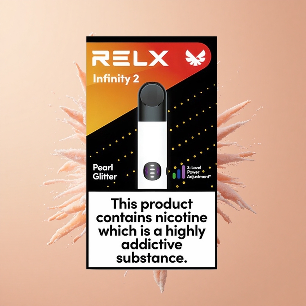 Relx Infinity 2 Vape Device Pó de Pérola Reluzente – 19ml Capacidade – 440mAh Bateria