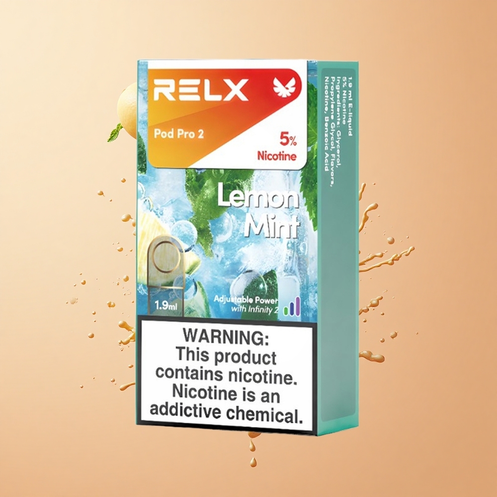 Relx Pod Pro 2 Vape Device Menta Limão Eco 19ml 2 Unidades
