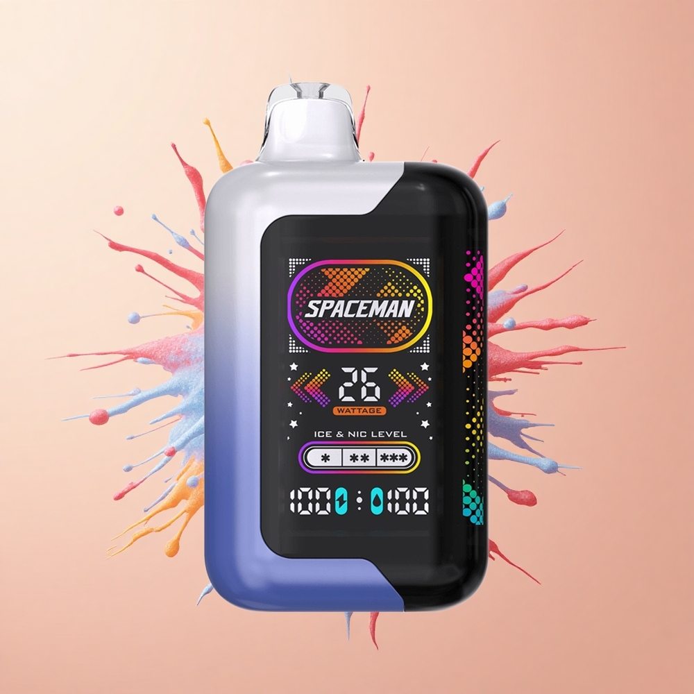 SMOK SPACEMAN SP40000 Gelo de Framboesa Azul 1000mAh 20ml