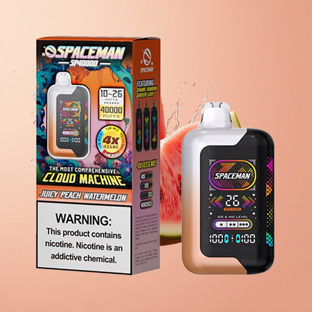 SMOK SPACEMAN SP40000 Melância Suculenta Pêssego 20ml 50mg