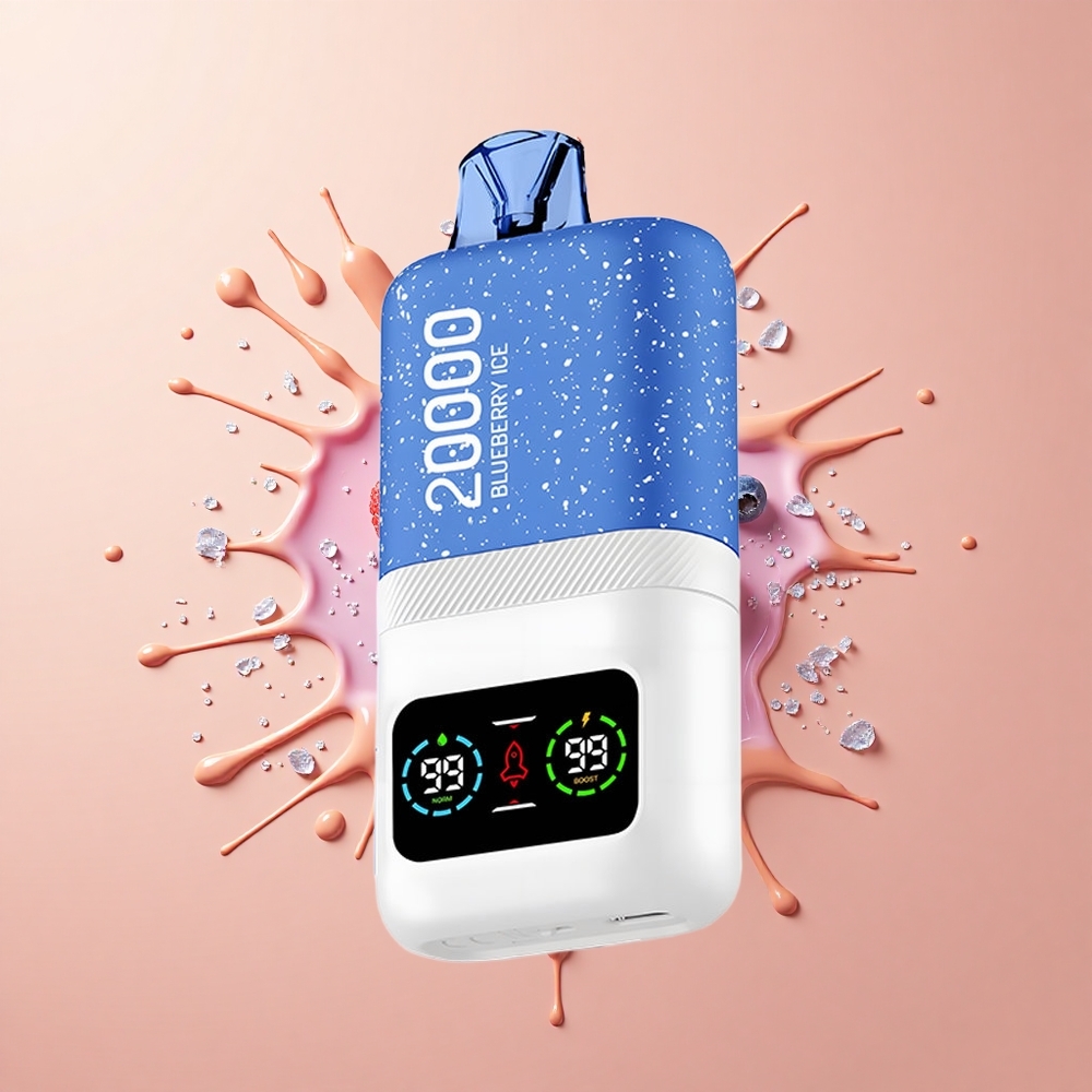 Aivono Aim Magic 20000 Gelado de Mirtilo com Bateria Recarregável e Bobinas Duplas