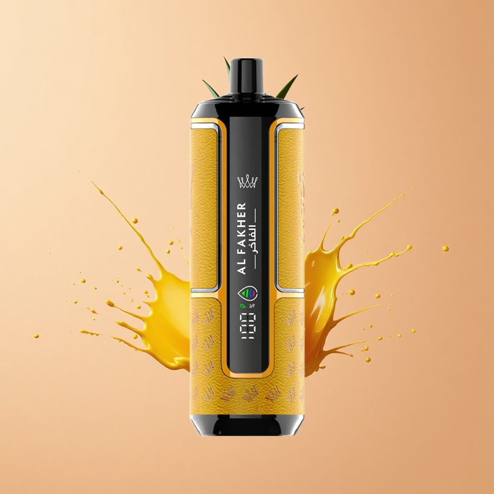 Al Fakher Crown Bar 15K Hypermax Abacaxi Manga Portátil Leve 22ml 600mAh