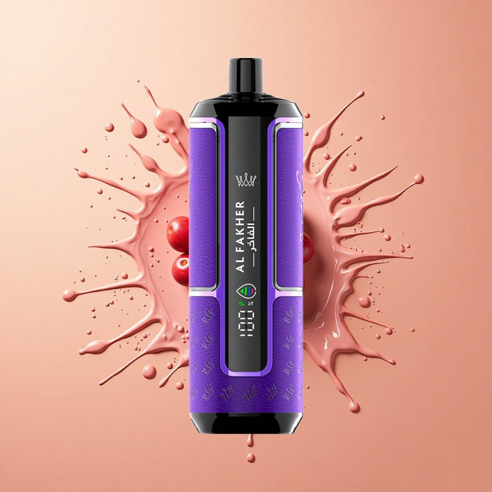 Al Fakher Crown Bar 15K Hypermax Festa Cereja Portátil 22ml 6mg