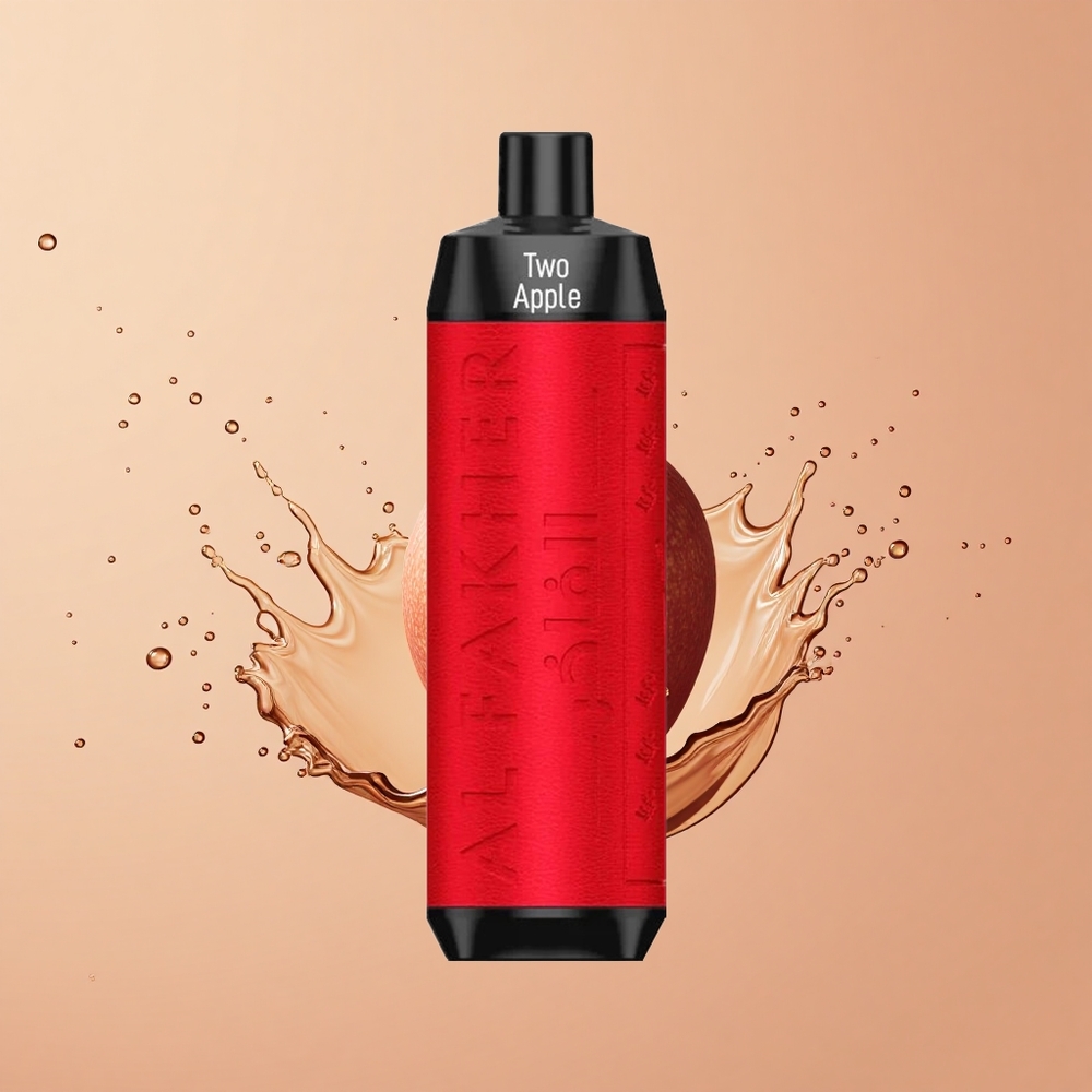 Al Fakher Crown Bar 8000 Crystal Duas Maçãs Bateria 600mah Cabo USB-C