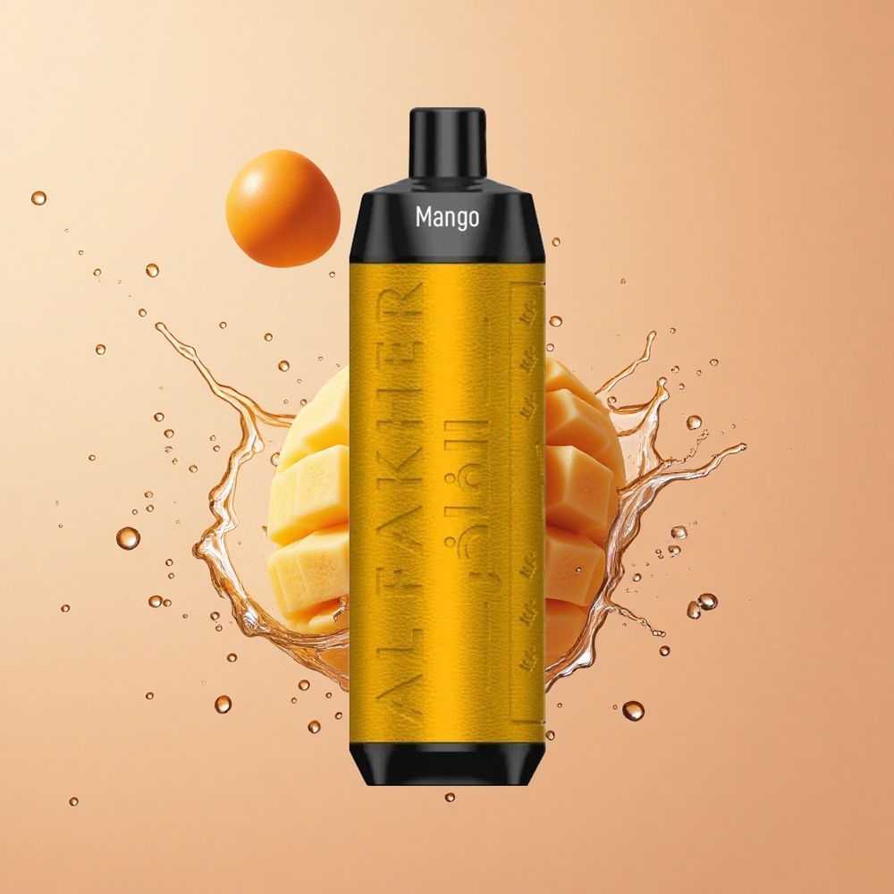 Al Fakher Crown Bar 8000 Crystal Gelo de Manga com Carregamento USB Tipo-C e Resistência de 06 Ohm