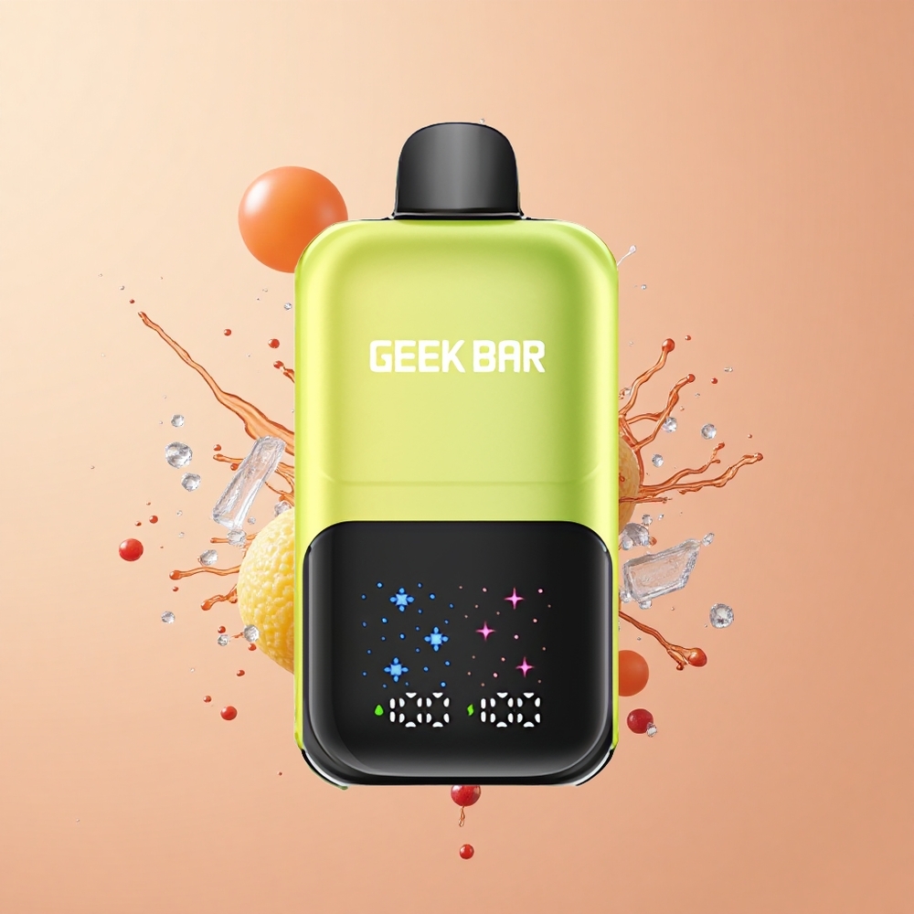 GEEK BAR 2GO 20ml 50000 Gelado de Maçã Azeda com Tela Interativa e Tanque Duplo