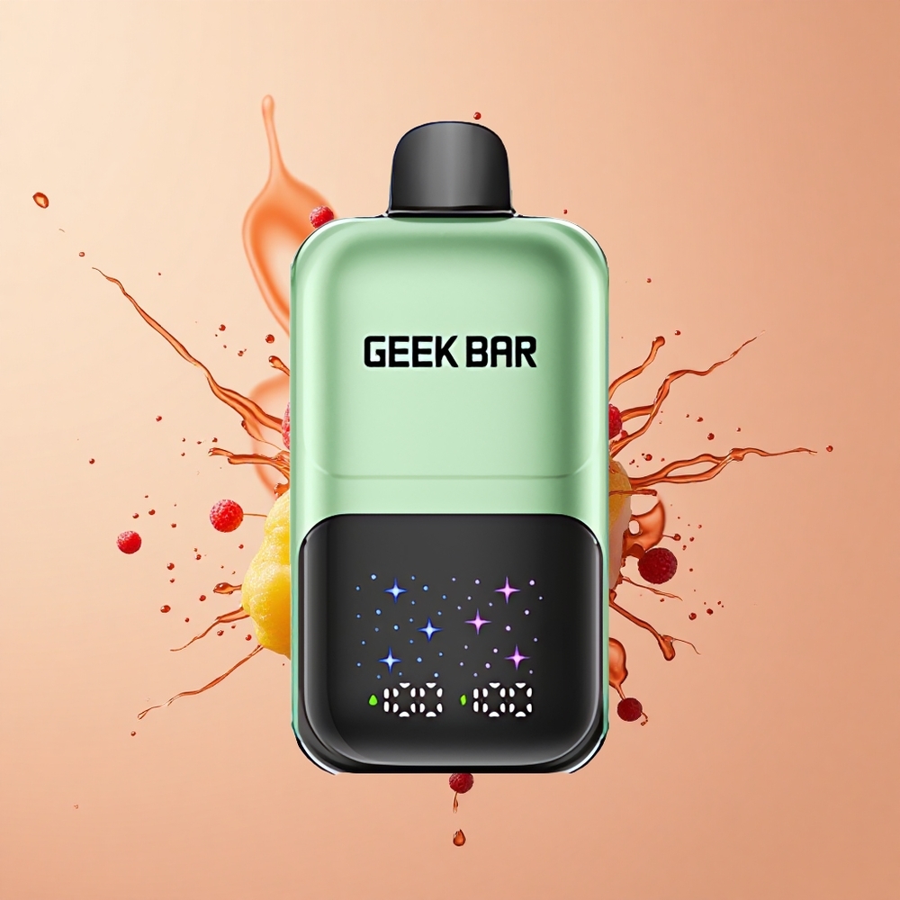 GEEK BAR 2GO 20ml 50000 Sabor Azedo e Frutas Ácidas com Tela Interativa e Bateria Recarregável
