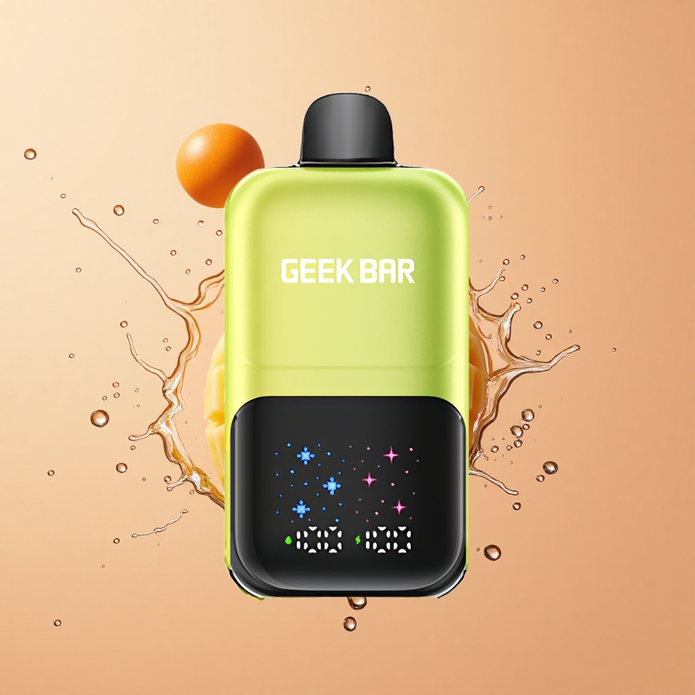 GEEK BAR 2GO 20ml 50000 Sorvete de Manga Mexicana com Tela Interativa e Sabor Ajustável