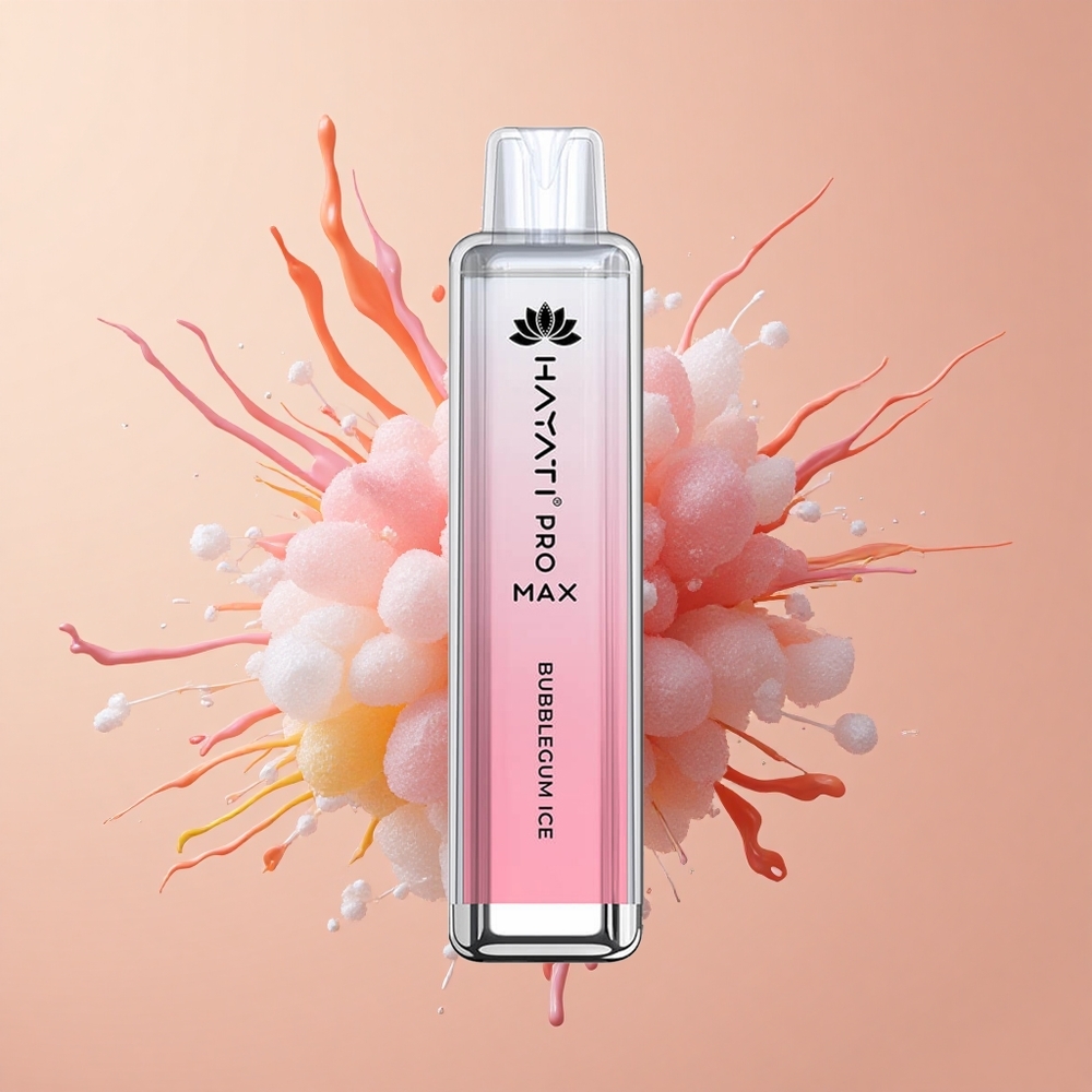 Hayati Pro Max 4000 Goma de Mascar Gelo Recarregável 5 Nicotina