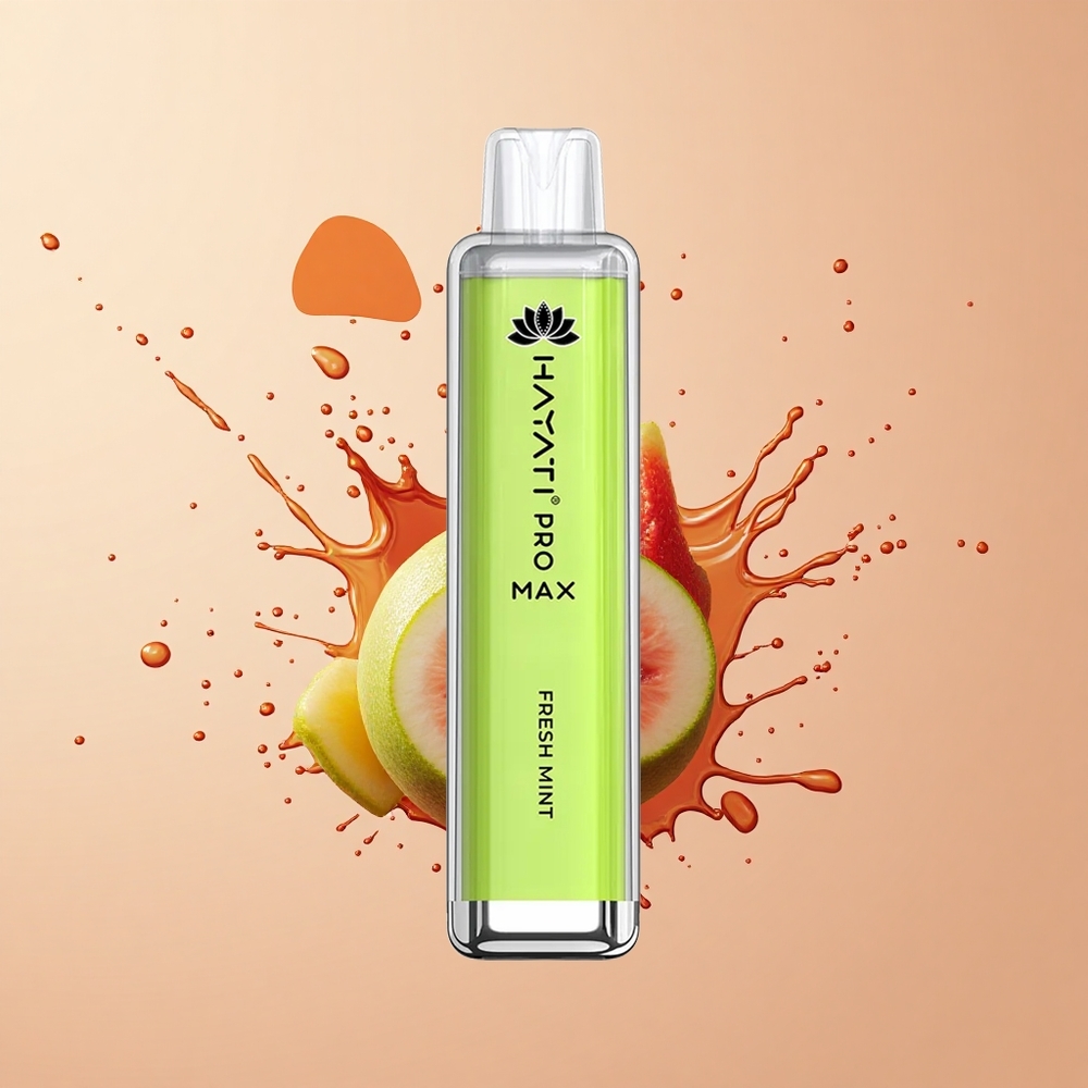 Hayati Pro Max 4000 Hortelã Fresca com Bateria Recarregável e LED