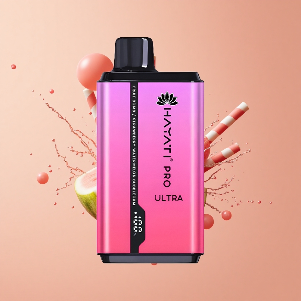 Hayati Pro Ultra 15000 Bomba de Fruta Palito de Melancia Chiclete 12ml 2