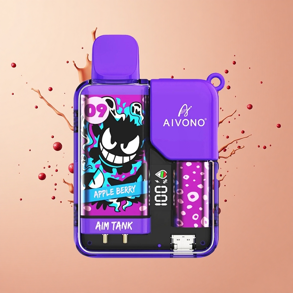 Aivono Aim Tank 9500 Maçã Bagas 18ml 650mAh