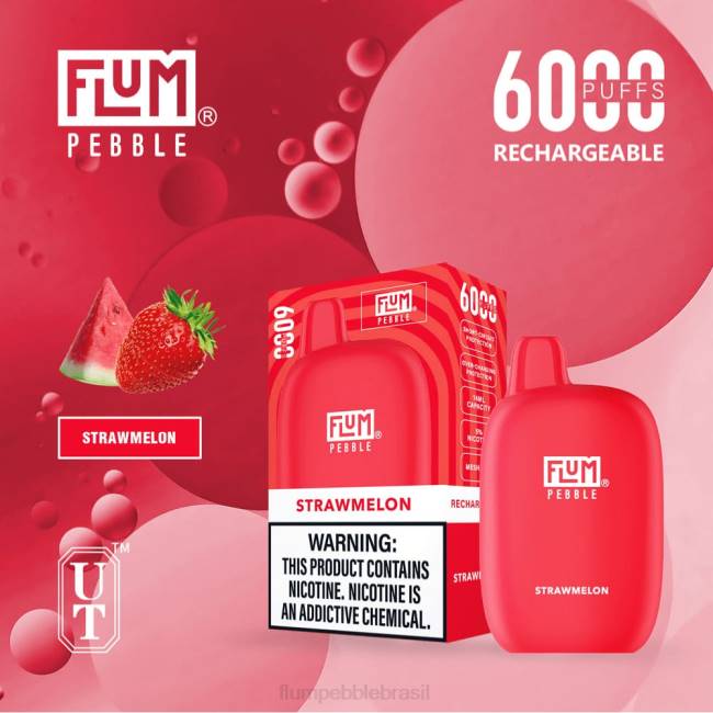 FLUM PEBBLES 6.000 baforadas melão 828A76 | FLUM PEBBLE PRECIO