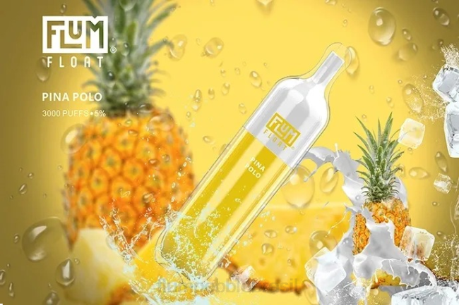 FLUM FLOAT 3.000 baforadas pina polo 828A64 | FLUM PEBBLE FLAVORS