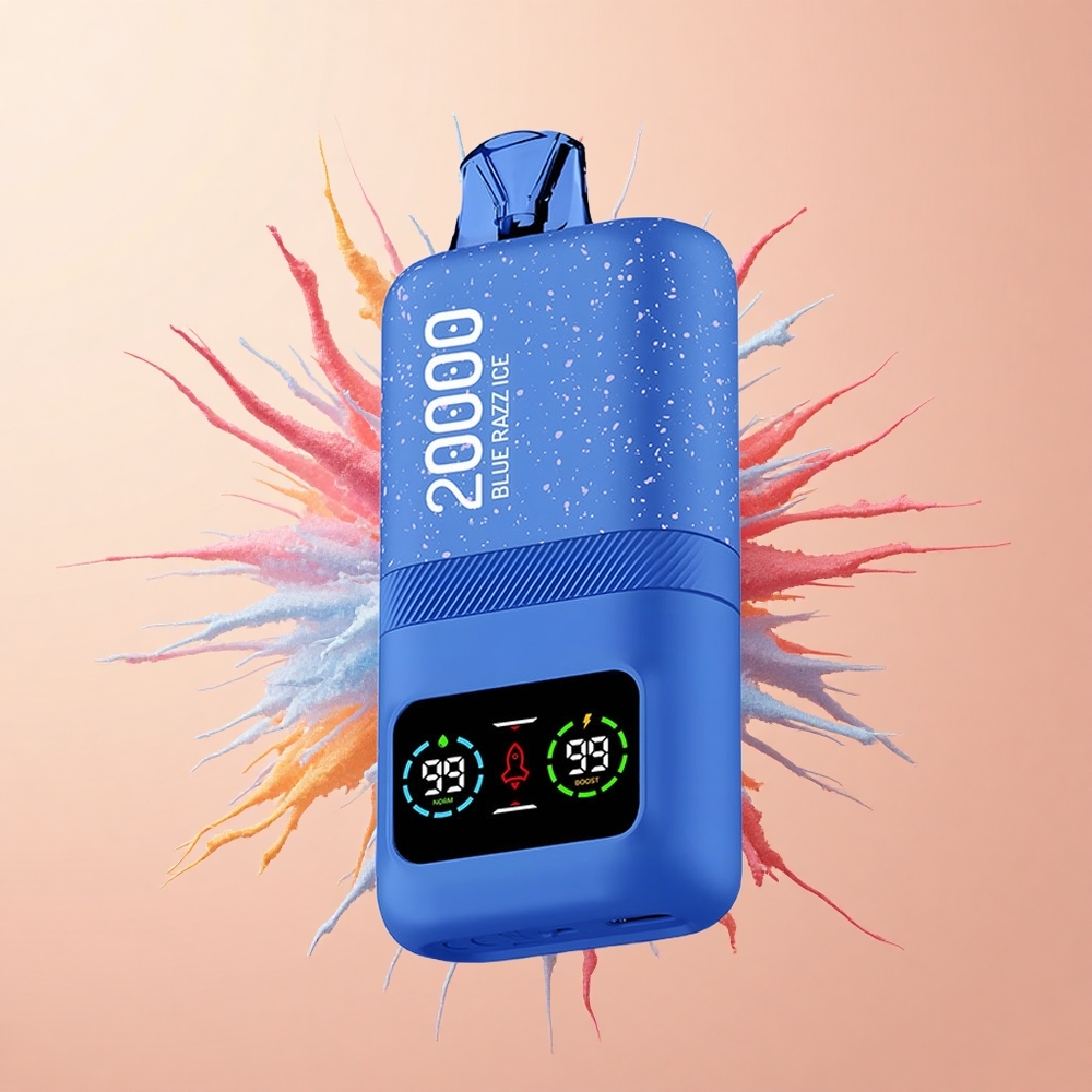 Aivono Aim Magic 20000 Gelo de Framboesa Azul com Bateria Recarregável e Bobina Dupla