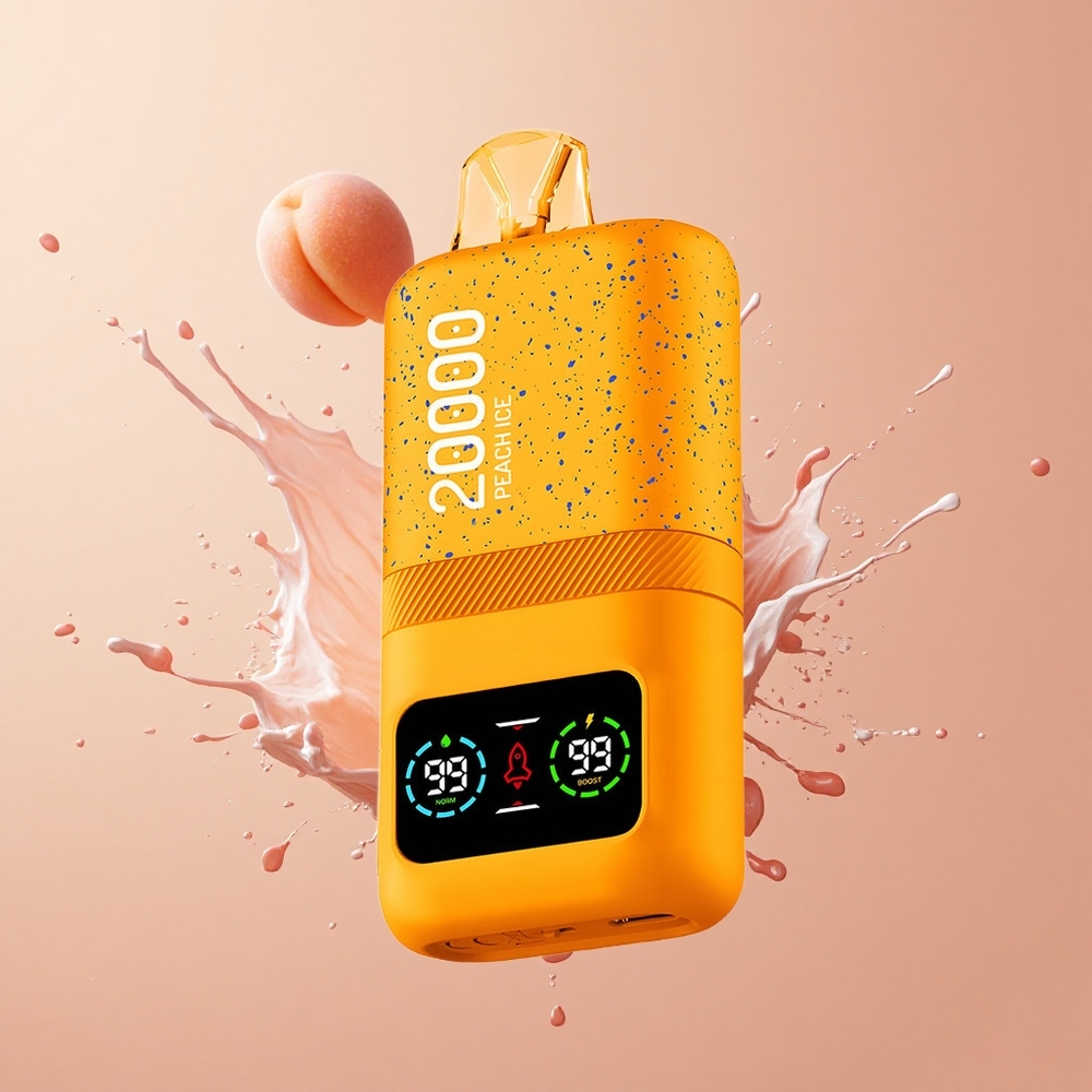 Aivono Aim Magic 20000 Gelo de Pêssego com Bateria Recarregável e Bobinas Duplas