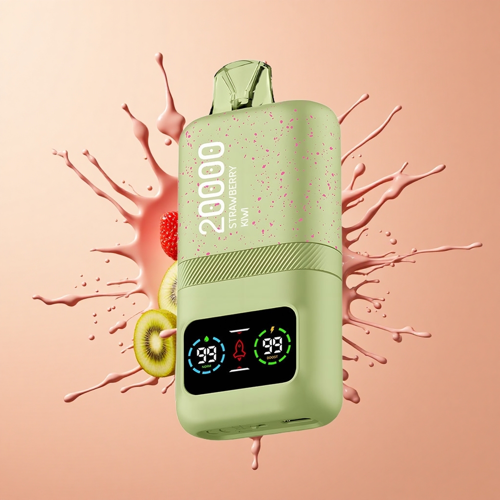 Aivono Aim Magic 20000 Morango Kiwi com Bateria Recarregável e Bobina Dupla