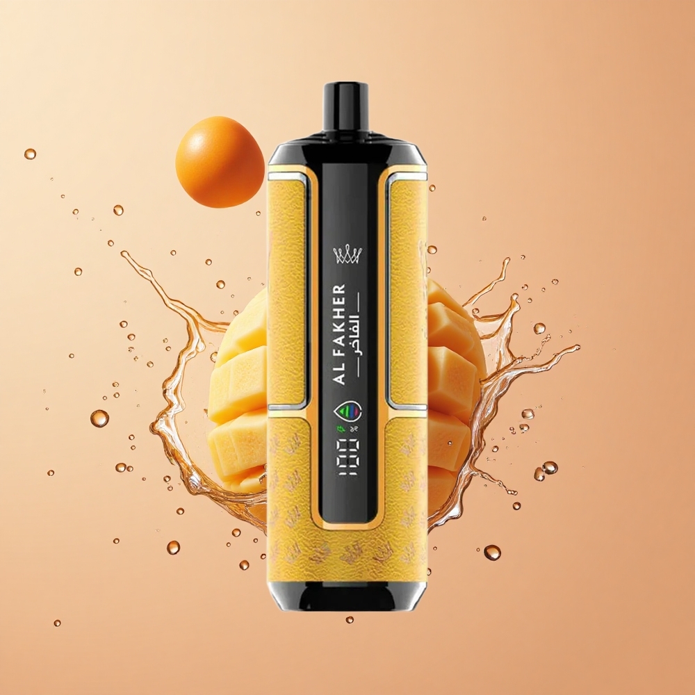 Al Fakher Crown Bar 15K Hypermax Sorvete de Manga com Bateria e Portátil