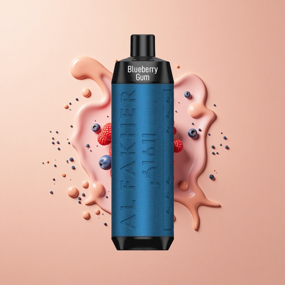 Al Fakher Crown Bar 8000 Crystal Goma de Mirtilo com Resistência de 06 Ohm e Bateria de 600mAh