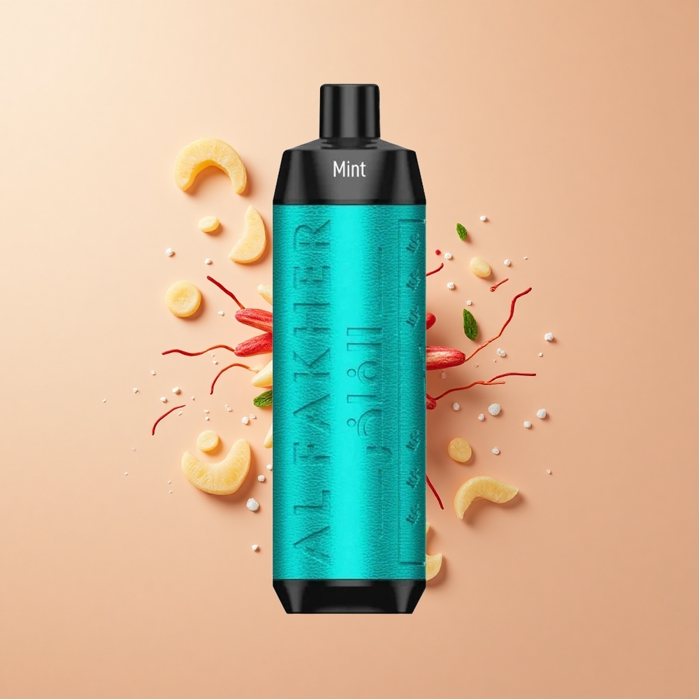 Al Fakher Crown Bar 8000 Crystal Vape Descartável com Bateria 600mah e Resistência de Bobina 06 ohm