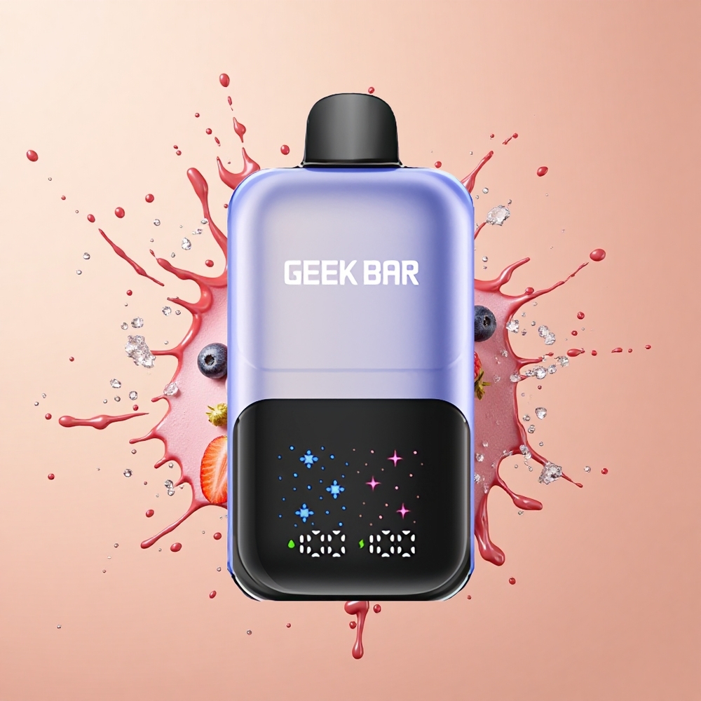 GEEK BAR 2GO 20ml 50000 Gelado de Frutas Silvestres com Tela Interativa e Tanque Duplo