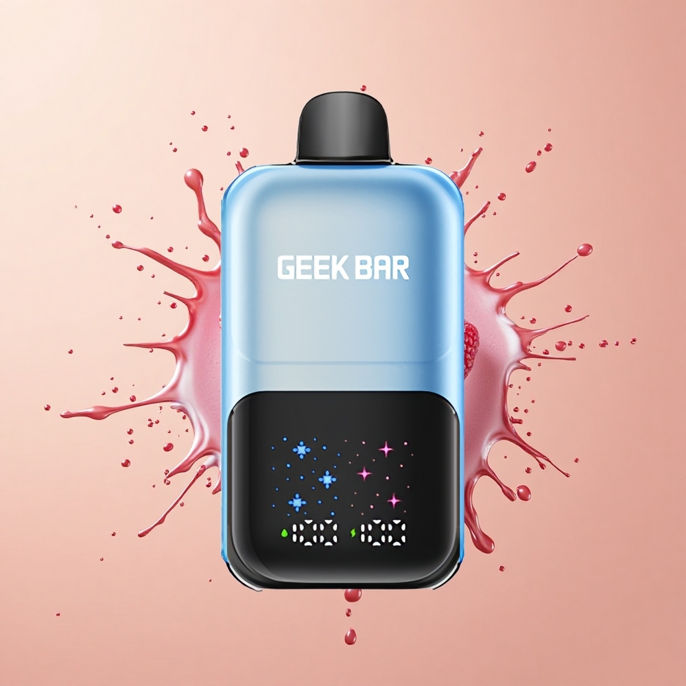 GEEK BAR 2GO 20ml 50000 Gelado de Mirtilo e Framboesa com Tela Interativa e Bateria Recarregável
