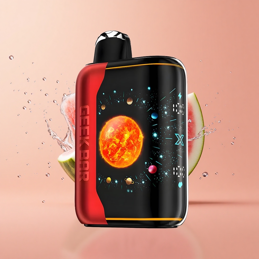 GEEK BAR Platinum Edition 25000 Melancia Gelo com Carga Rápida e 2 Nicotina