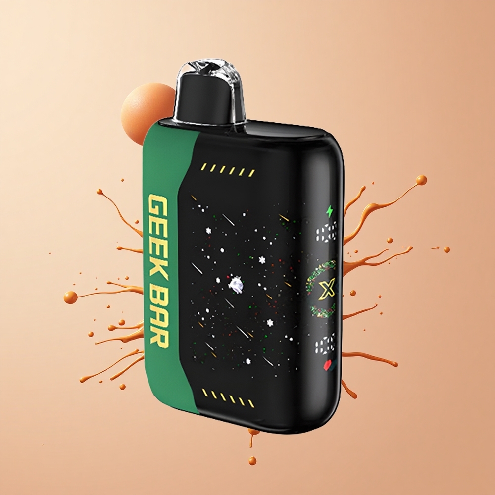 GEEK BAR Pulse X 25000 Edição de Natal com Dual Mesh Coil e Tela Curva 3D